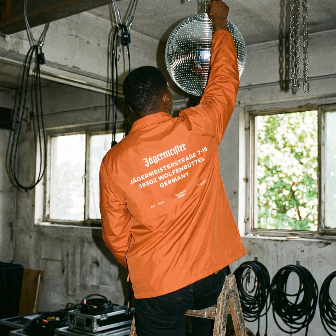 Jägermeister Orange Coach Jacket - Image 3