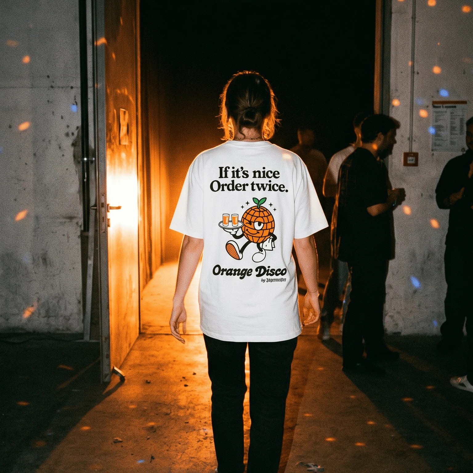 Jägermeister Orange Disco T-shirt - Image 5