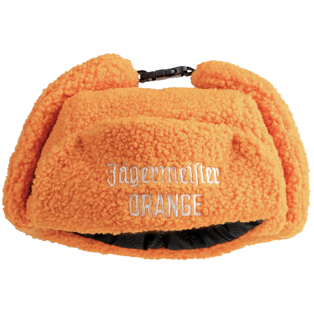 Jägermeister Orange Trapper Hat - Image 3