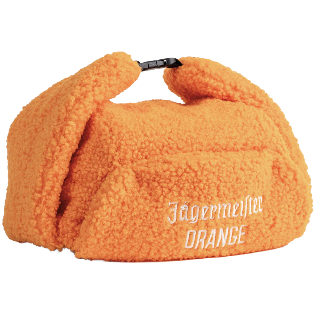 Jägermeister Orange Trapper Hat - Image 4